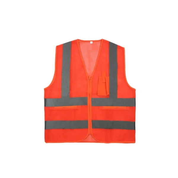 [I - MARKET] High - Visibility Vest MR - 302 - 2 (Orange, 2XL, Mesh)