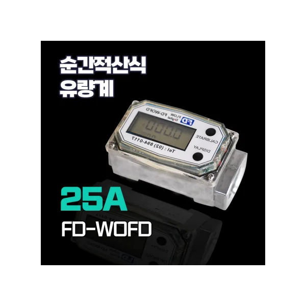 Flowdigital Instantaneous Flow Meter FD - WOFD 25A (Instantaneous/ Water, Oil)