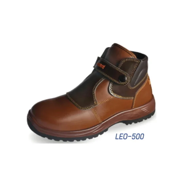 [LEOPARD] 5 - inch Safety Shoes (LEO - 500/ 285mm/ Brown, 1 Pair)