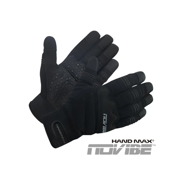 [HANDMAX] No - Vibe 2 Anti - Vibration Gloves (L, 1 Pair, Shock Absorbing Gloves)