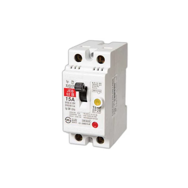 [JINHEUNG] Industrial Earth Leakage Circuit Breaker 50AF Series JEB - 52B (15A)