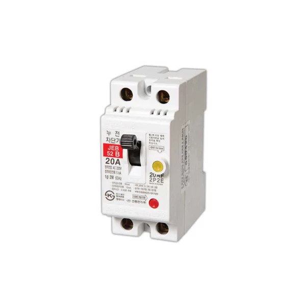 [JINHEUNG] Industrial Earth Leakage Circuit Breaker 50AF Series JEB - 52B (20A)