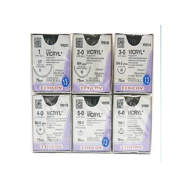[ETHICON] Vicryl W9114 (3/ 0, 12 pcs, Vicryl/ No Return/ Absorbable Suture)