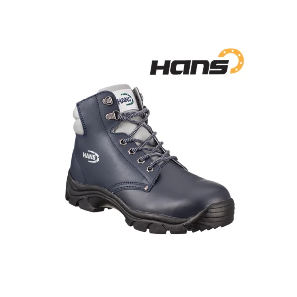 [HANS] 6 - inch ESD/ Safety Shoes HS - 52SF (Old HS - 26) (Navy, 260mm, Work Shoes/ Anti - static)