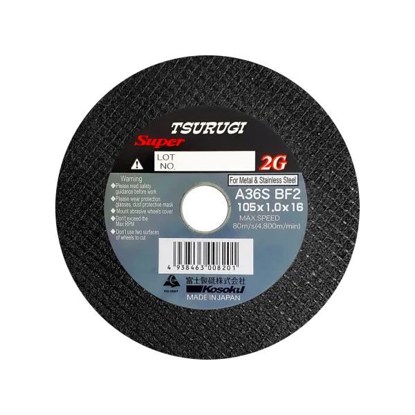 FUJI SEITO Cut - off Wheel - Super Tsurugi (4 inch, 1T, 16mm/ 1 pc)