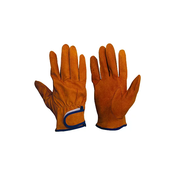 [BESTO] Argon Gloves - Cowhide BG - A0044 240mm/ No Lining/ Velcro/ Brown