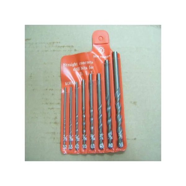 TAEYANG Concrete Drill Bit Set 8pcs (3.2 - 9.5MM)