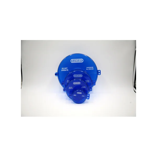 Gate Valve Lockout (New Semi - transparent Blue/ 50020B)
