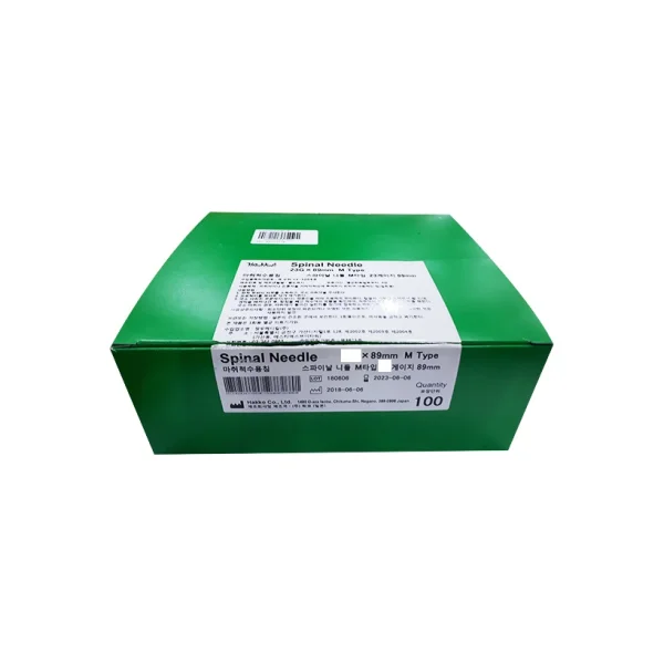HAKKO Spinal Needle (25G, 89mm, Metal/ Anesthesia Needle)