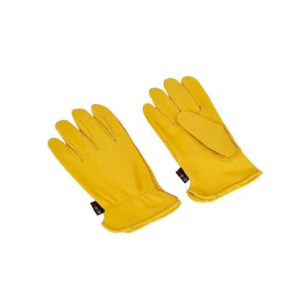 [SKYDIA] SD2210 Deerskin Work Gloves (S, 1 Pair, Gardening/ Landscaping/ Camping/ Driving)