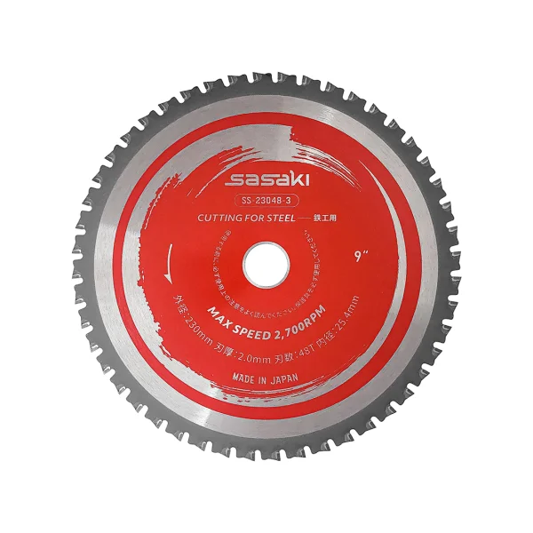 SASAKI Carbide Saw Blade (for Metal) D230 (9 inch) * 25.4 * 48T