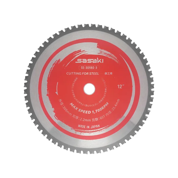 SASAKI Carbide Saw Blade (for Metal) D305 (12") * 25.4 * 60T