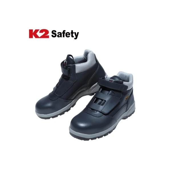 K2 Safety K2 - 11 5 - inch Velcro Safety Shoes (Navy, 290mm, Work Shoes)