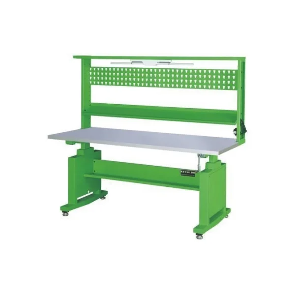 [JINSUNG] Fixed Height Adjustable Workbench LWT - 1800HR - SUS (1800x750x1570~1910mm, Ivory)