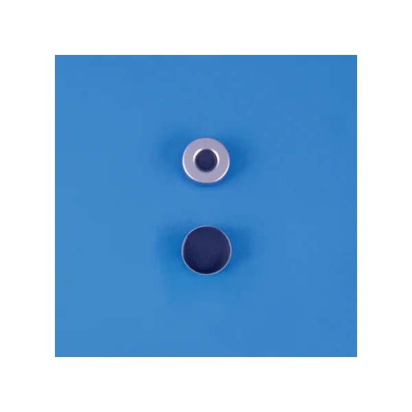 [JGF] Septa Integrated Aluminum Seal (20mm/ PTFE/ Gray Butyl Flange, 1000 pcs, 610040G - 20M)