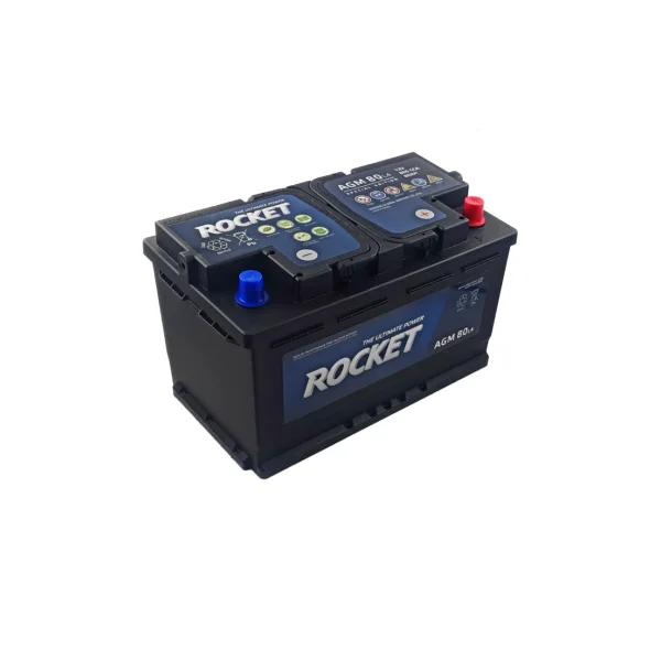 Rocket Vehicle Battery AGM80L4 Storage Battery