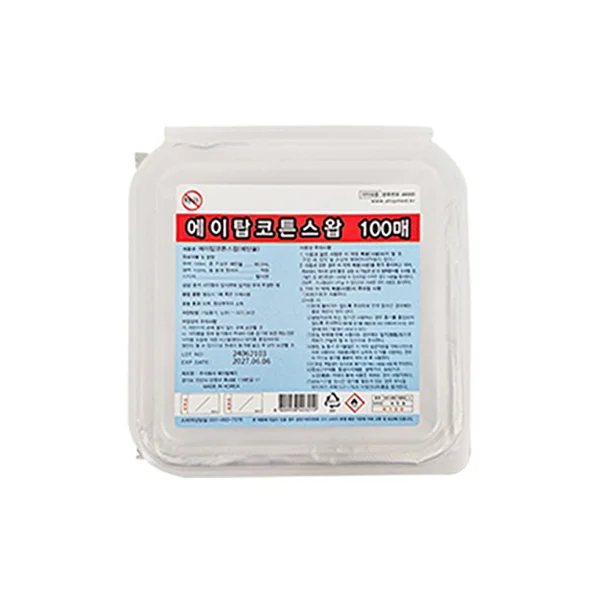 ATOP Cotton Swab Alcohol Pad 100ea