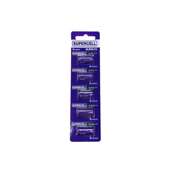 Supercell 4LR44 6V Alkaline Battery (5 pcs)