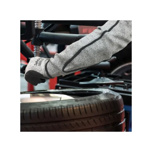 [HANDMAX] Anti - cut Sleeve_Power Cut Sleeve Flex (Gray, Single/ Set X, 50cm, CUT Level 5)