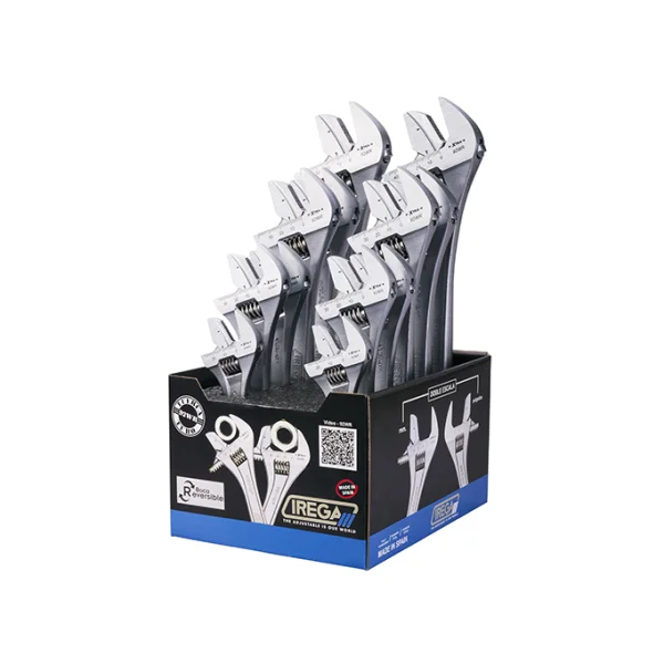 [IREGA] Monkey Pipe Wrench Set 92WR DISPLAY SET