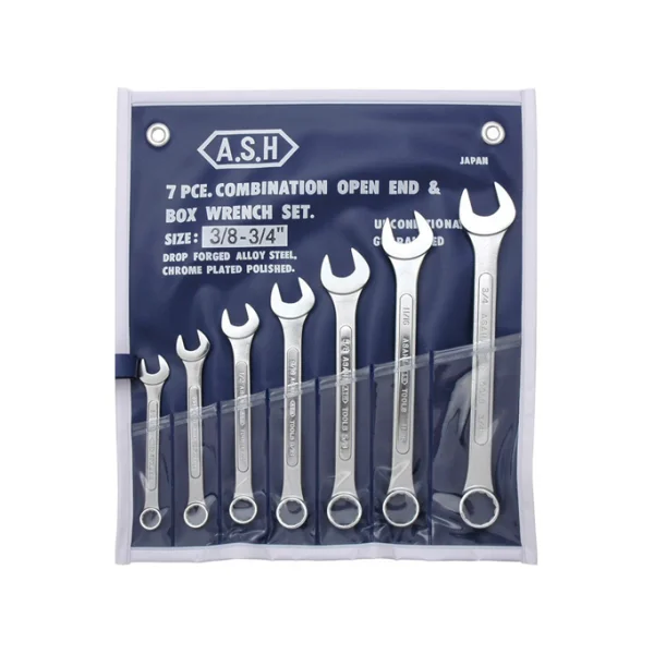 [ASAHI] Combination Wrench Set 14P INCH