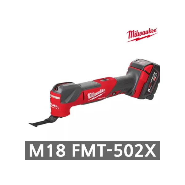 [MILWAUKEE] M18 FMT - 502X 18V Cordless Multi - Cutter (Full Set/ 2x 5.0Ah Batteries+Charger+Case)