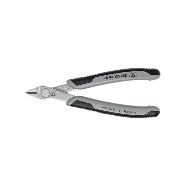 [KNIPEX] ESD Precision Electronics Diagonal Cutter 78 61 125 ESD SB (5 - inch) Reinforced