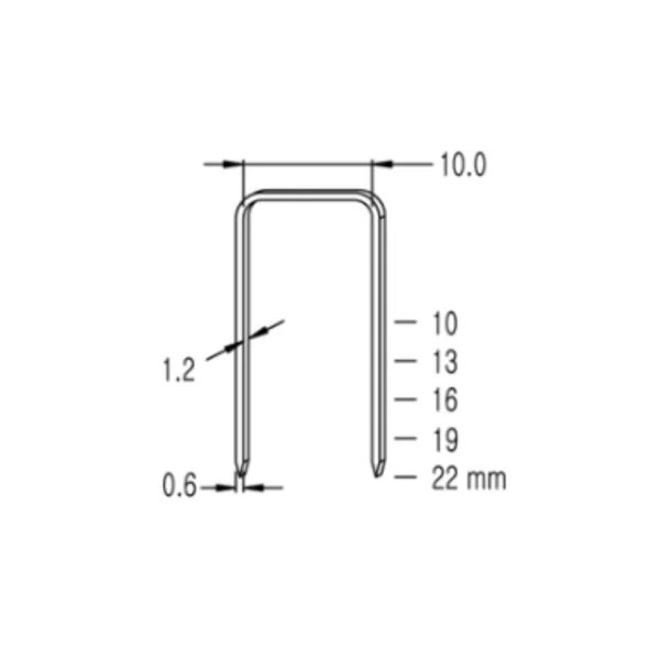 YOUNGWOO Air Tacker Pin 1008JP (10 Series, 5000PCS, 8MM)