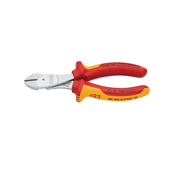 [KNIPEX] Insulated High - Performance Diagonal Cutters 74 06 160 SB (6 - inch)