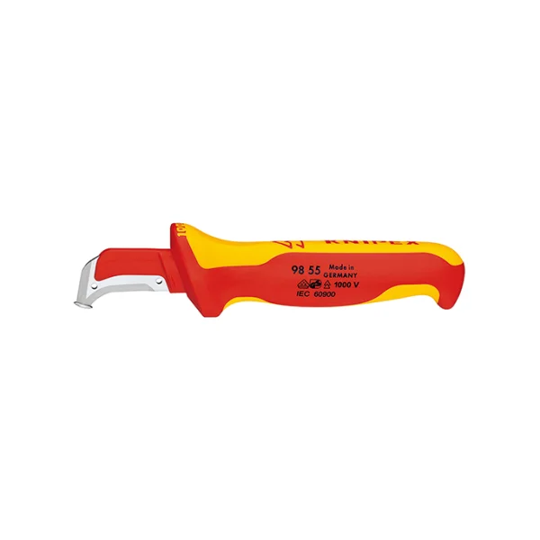 [KNIPEX] Insulated Electrician's Knife 6 - inch (98 55 SB)