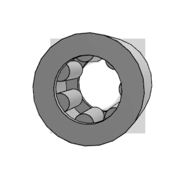 KOYO Cylindrical Roller Bearing (4mm/ 8mm/ 8mm, 1 pc)