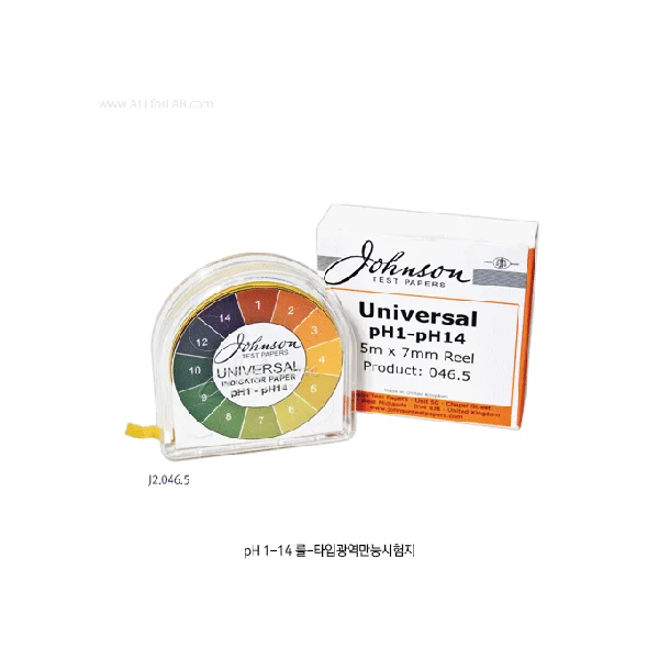 [JOHNSON] Roll Type Universal pH Test Paper (pH 1 - 14, 7mm, x5m, Litmus/ Paper) J2.046.5