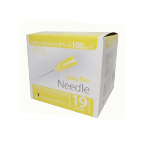 [JUNGLIM MEDICAL] Disposable Syringe Needle (19G, 1 - 1/ 2 inch, 100 pcs, Needle)