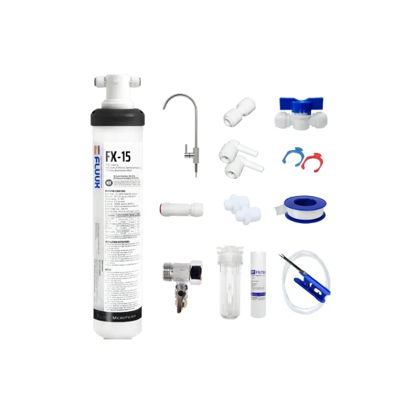 [FLUUX] Undersink Water Purifier DIY Kit FX15 - DIY (80x395mm, 1 Set)