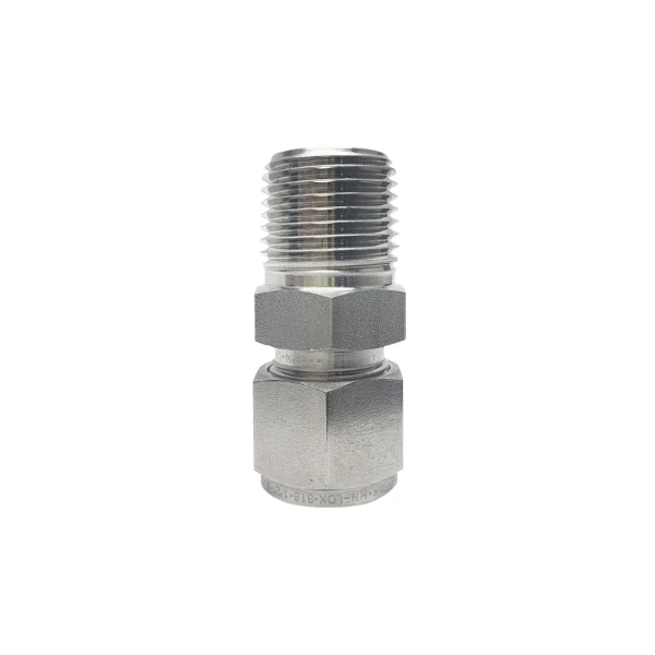 [E - FOG] HN - LOK Tube Fitting SUS Two Ferrule Male Connector AMC - 8 - 8N (1/ 2 inch, 1 pc)