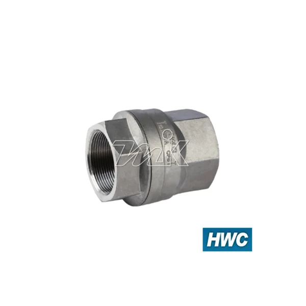 [JUNGDO] Stainless Steel Plate Check Valve (Threaded/ 10K/ 20A/ 44mm/ 0.98MPa, 1 pc)