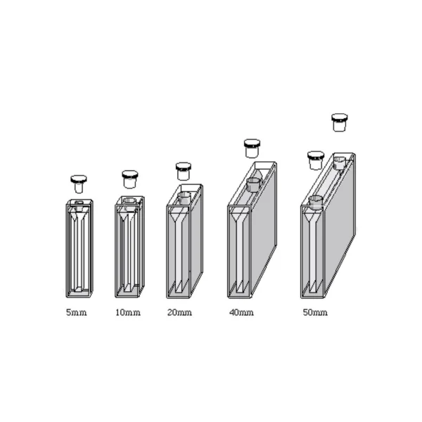 [STARNA] Semi Micro Cuvette (12.5x7.5x48mm, 2 - Sided, Clear, Type 29 B)