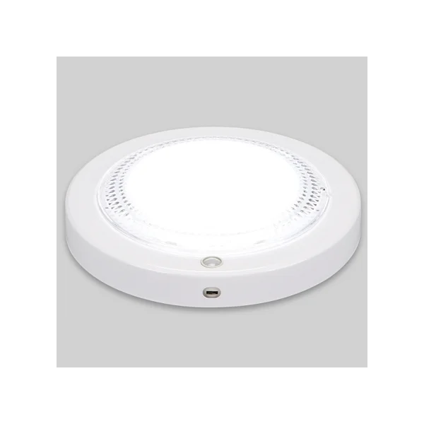 [TAS] Round Surface Mount/ Sensor - Round LED Sensor Light (High Ceiling) - 15W Daylight Milky