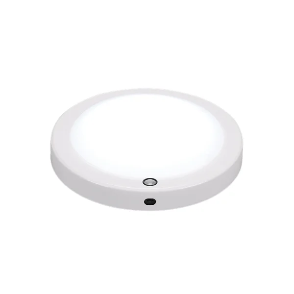 [SAMO] Round Surface Mount/ Sensor - Round LED Sensor Light DC Type - 15W Daylight Milky