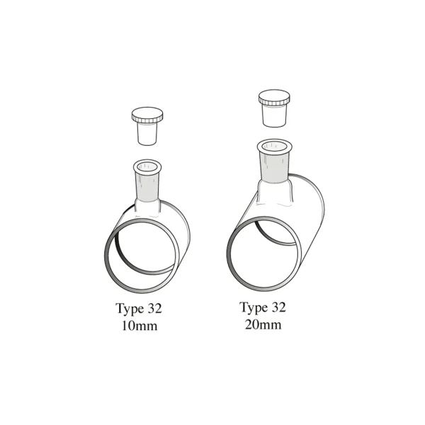 [STARNA] Cylindrical Absorption Cell (22x3.5mm, 2 - Sided, Transparent, Type 32)