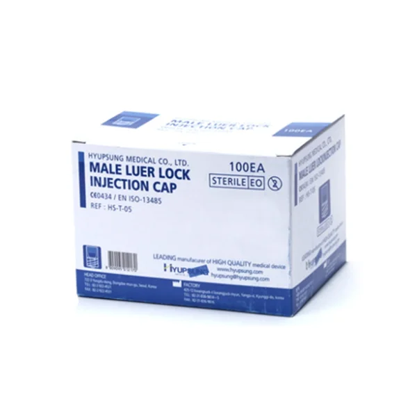 Hyupsung Medical Heparin Cap (T05, 100 pcs/ PACK)