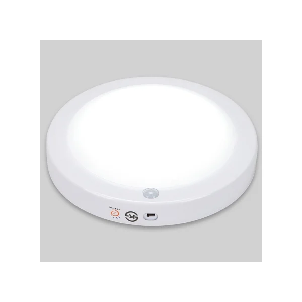 [HEAVEN] Emergency Sensor - Round LED Emergency Light Sensor - 15W Daylight (Milky White) 5M Detection