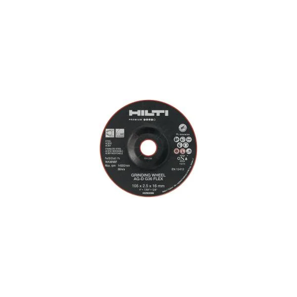 [HILTI] Grinding Disc AG - D Flex (105mm, 2.5T, P36)