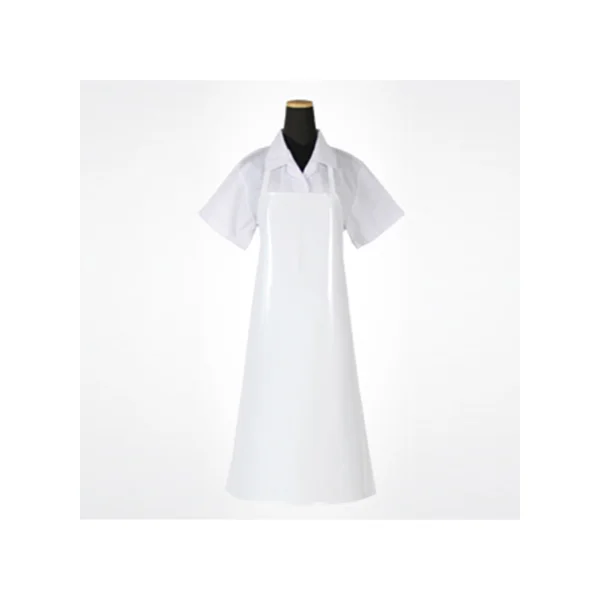 [YESAN] Domestic Production/ Double - Coated Apron/ Waterproof/ Size Medium - 65*90(cm)/ White