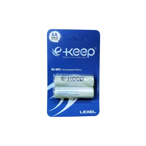 Raxell e - keep Rechargeable Battery AA 2pcs