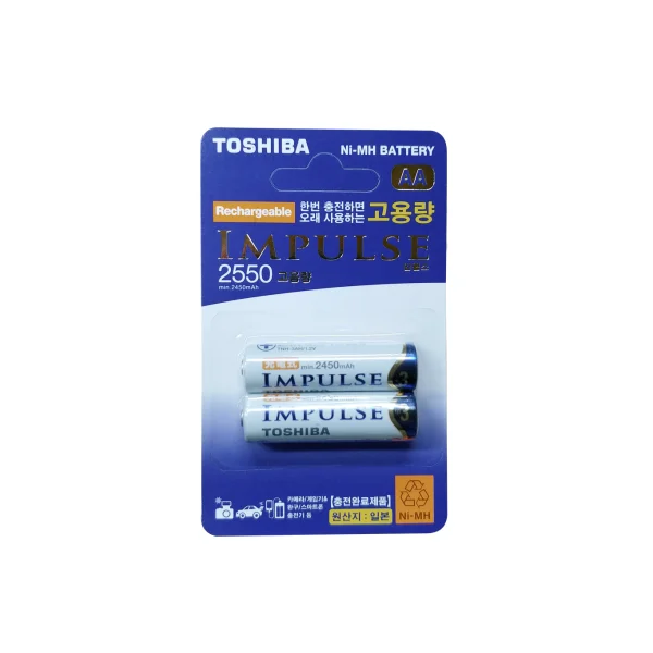 Toshiba IMPULSE Rechargeable Battery AA (2 pcs)