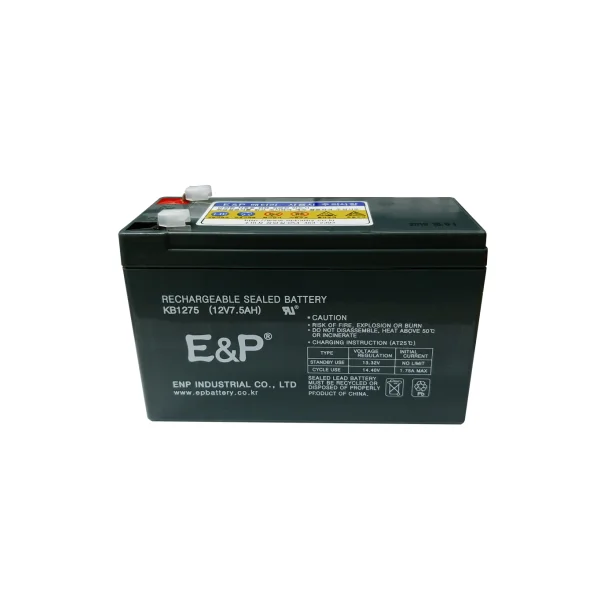 E&P KB1275 (12V7.5AH) Compatible Lead - Acid Battery Industrial