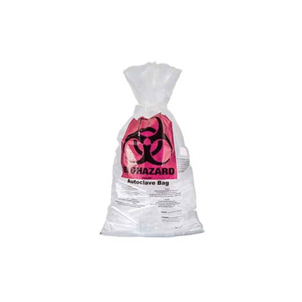 [RATIOLAB] Biohazard Bag with Indicator (PP, 6L, White, 7002100, 500 pcs/ PACK)