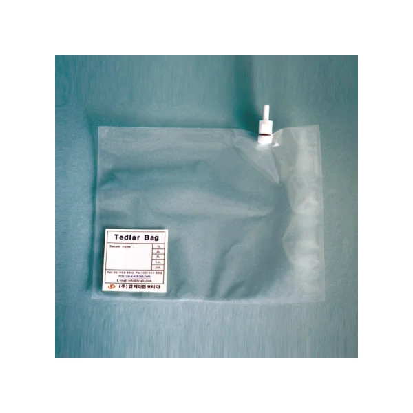[RAYHOPE] Tedlar Gas Sampling Bag (5L, Stopcock, W250×D400mm, 10 sheets/ PACK, TD - TS05)