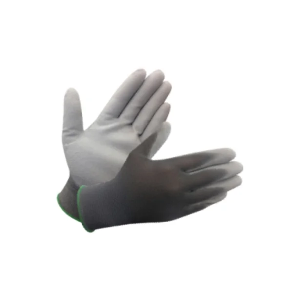 [CORECA] PU - PALM Coated Gloves (Gray/ L, 10 Pairs/ Pack, Made in Korea)